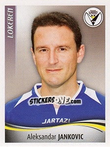 Sticker Aleksandar Jankovic - Football Belgium 2009-2010 - Panini