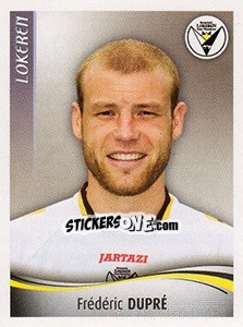 Sticker Frédéric Dupré - Football Belgium 2009-2010 - Panini