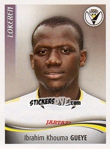 Cromo Ibrahim Khouma Gueye - Football Belgium 2009-2010 - Panini