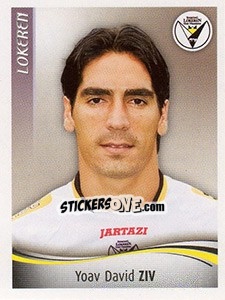 Figurina Yoav David Ziv - Football Belgium 2009-2010 - Panini