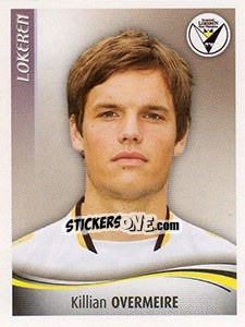 Sticker Killian Overmeire - Football Belgium 2009-2010 - Panini