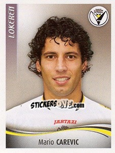 Sticker Mario Carevic - Football Belgium 2009-2010 - Panini