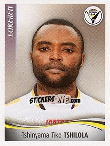 Sticker Tshinyama Tiko Tshilola - Football Belgium 2009-2010 - Panini