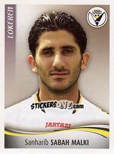 Sticker Sanharib Sabah Malki - Football Belgium 2009-2010 n. 254 - Panini