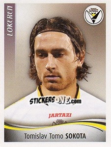 Sticker Tomislav Tomo Sokota - Football Belgium 2009-2010 n. 256 - Panini