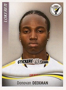 Sticker Donovan Deekman - Football Belgium 2009-2010 - Panini