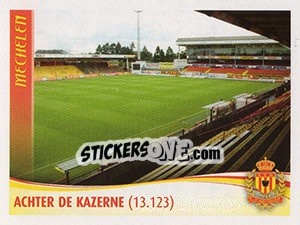 Sticker Achter de Kazerne (Stade) - Football Belgium 2009-2010 n. 265 - Panini