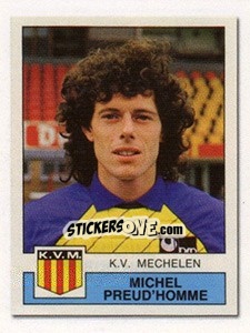 Figurina Michel Preud'homme (Vedettes du Club) - Football Belgium 2009-2010 n. 266 - Panini