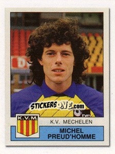 Sticker Michel Preud'homme (Vedettes du Club)