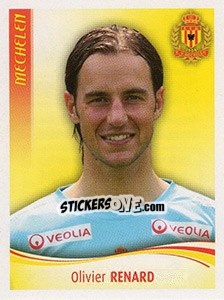 Cromo Olivier Renard - Football Belgium 2009-2010 - Panini