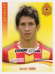 Sticker Xavier Chen - Football Belgium 2009-2010 - Panini
