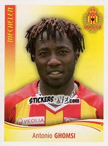 Sticker Antonio Ghomsi - Football Belgium 2009-2010 - Panini