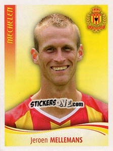 Figurina Jeroen Mellemans - Football Belgium 2009-2010 n. 274 - Panini