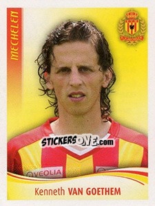 Figurina Kenneth Van Goethem - Football Belgium 2009-2010 - Panini