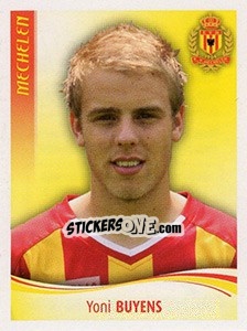 Sticker Yoni Buyens - Football Belgium 2009-2010 - Panini