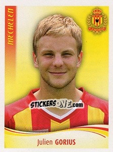 Cromo Julien Gorius - Football Belgium 2009-2010 - Panini