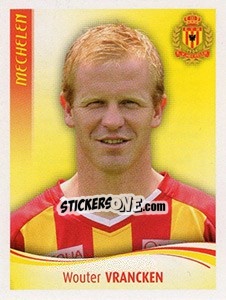 Sticker Wouter Vrancken - Football Belgium 2009-2010 - Panini