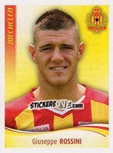 Figurina Giuseppe Rossini - Football Belgium 2009-2010 n. 288 - Panini
