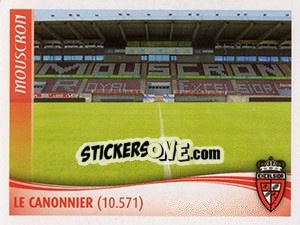 Sticker Le Canonnier (Stade) - Football Belgium 2009-2010 - Panini