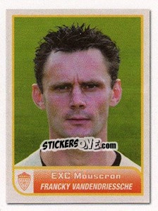 Cromo Francky Vandendriessche - Football Belgium 2009-2010 n. 296 - Panini