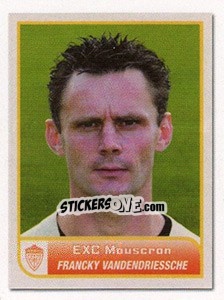 Figurina Francky Vandendriessche - Football Belgium 2009-2010 - Panini