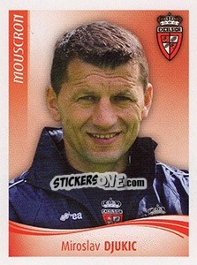 Sticker Miroslav Djukic - Football Belgium 2009-2010 - Panini