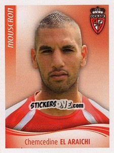 Sticker Chemcedine El Araichi - Football Belgium 2009-2010 n. 300 - Panini
