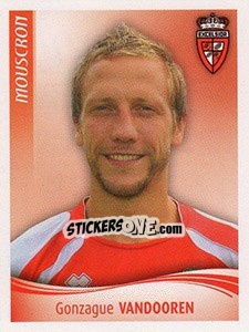 Cromo Gonzague Vandooren - Football Belgium 2009-2010 n. 306 - Panini