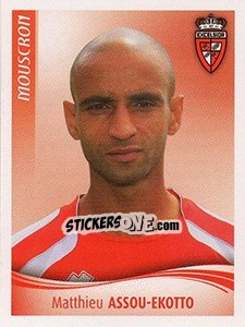 Sticker Matthieu Assou-Ekotto - Football Belgium 2009-2010 n. 307 - Panini