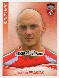 Sticker Jonathan Walasiak - Football Belgium 2009-2010 n. 308 - Panini