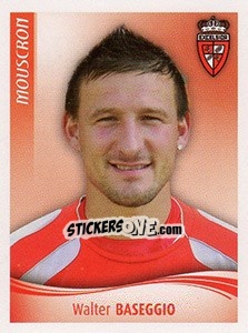 Cromo Walter Baseggio - Football Belgium 2009-2010 n. 309 - Panini