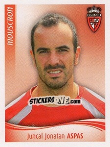 Sticker Juncal Jonatan Aspas - Football Belgium 2009-2010 n. 311 - Panini