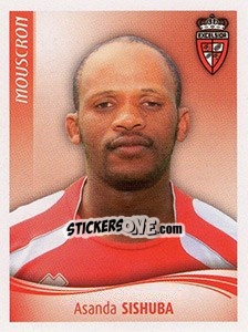 Sticker Asanda Sishuba - Football Belgium 2009-2010 n. 312 - Panini