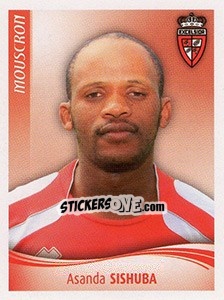 Cromo Asanda Sishuba - Football Belgium 2009-2010 - Panini