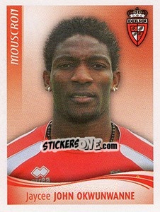 Sticker Jaycee John Okwunwanne - Football Belgium 2009-2010 - Panini