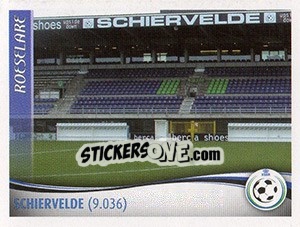 Sticker Schiervelde (Stade) - Football Belgium 2009-2010 - Panini
