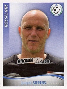 Cromo Jurgen Sierens - Football Belgium 2009-2010 n. 327 - Panini