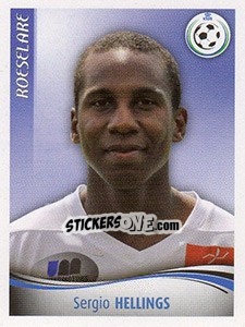 Sticker Sergio Hellings - Football Belgium 2009-2010 n. 335 - Panini