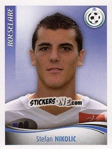 Figurina Stefan Nikolic - Football Belgium 2009-2010 n. 342 - Panini