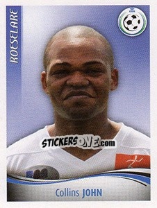 Sticker Collins John - Football Belgium 2009-2010 n. 343 - Panini