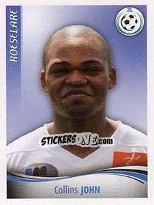 Cromo Collins John - Football Belgium 2009-2010 - Panini