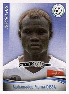 Sticker Mahamadou Mama Dissa - Football Belgium 2009-2010 - Panini