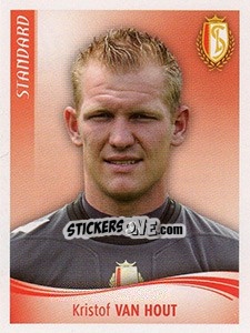 Cromo Kristof Van Hout - Football Belgium 2009-2010 - Panini