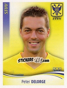 Sticker Peter Delorge - Football Belgium 2009-2010 - Panini
