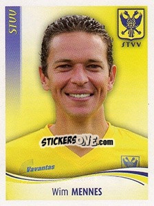Sticker Wim Mennes - Football Belgium 2009-2010 - Panini