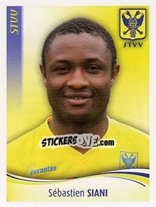 Sticker Sébastien Siani - Football Belgium 2009-2010 n. 399 - Panini