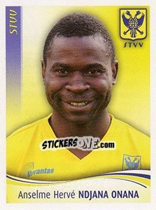 Sticker Anselme Hervé Ndjana Onana - Football Belgium 2009-2010 - Panini