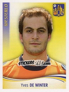 Sticker Yves De Winter - Football Belgium 2009-2010 n. 414 - Panini