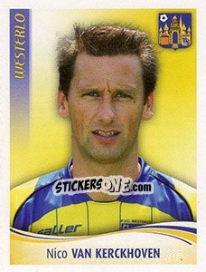 Sticker Nico Van Kerckhoven - Football Belgium 2009-2010 n. 416 - Panini