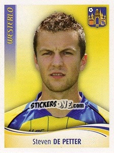 Sticker Steven De Petter - Football Belgium 2009-2010 - Panini